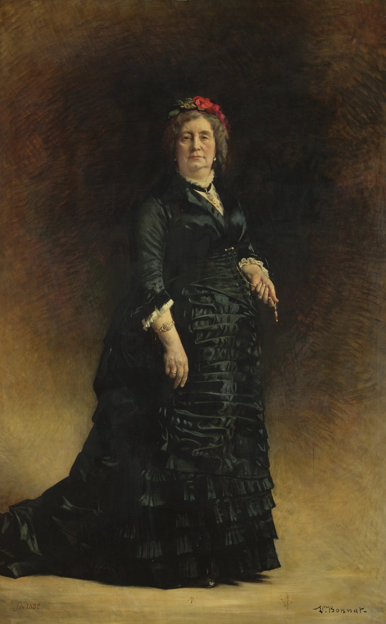 Retrato de una dama, 1882 de Leon Joseph Florentin Bonnat