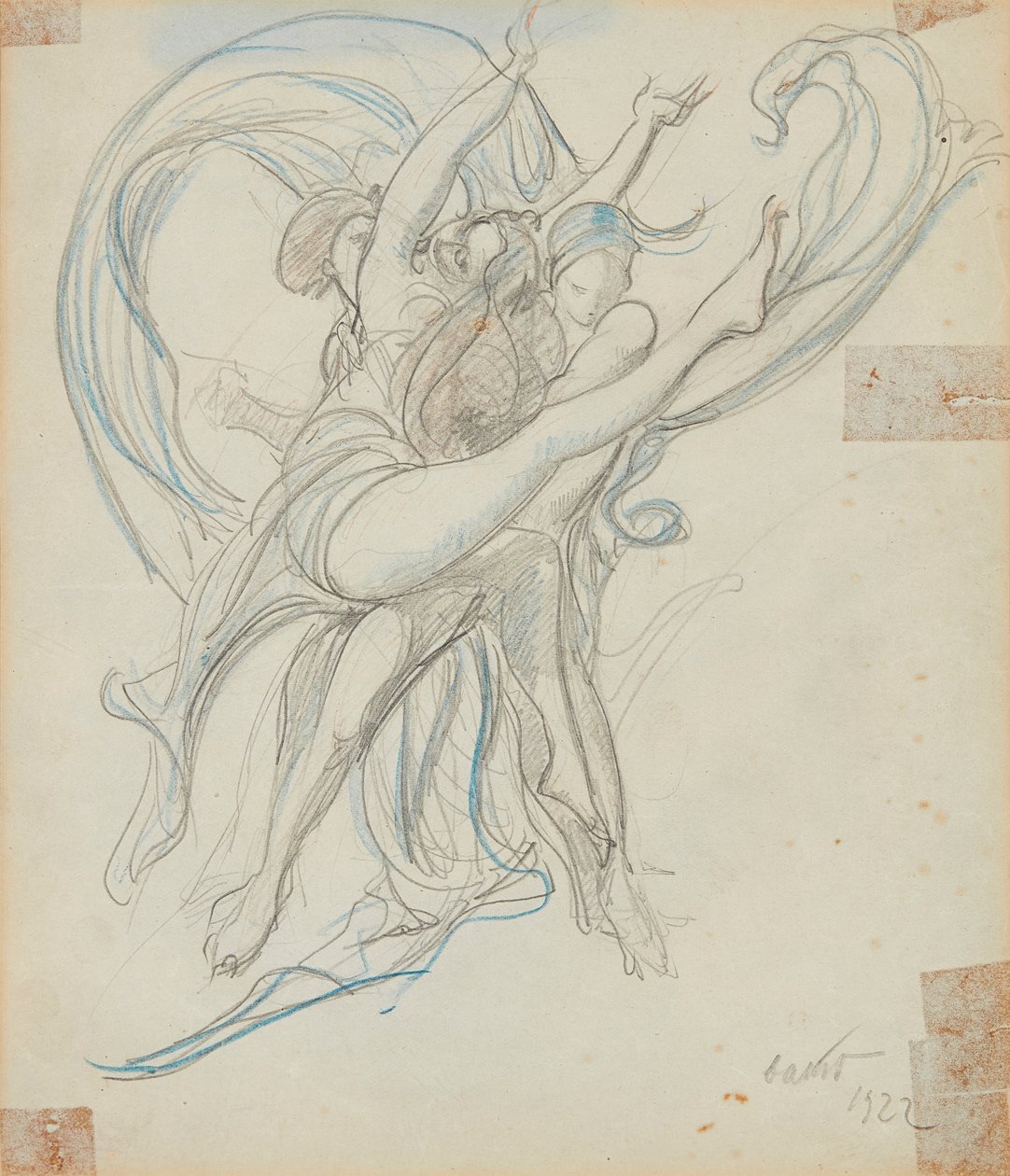 Grupo de bailarines de Leon Bakst