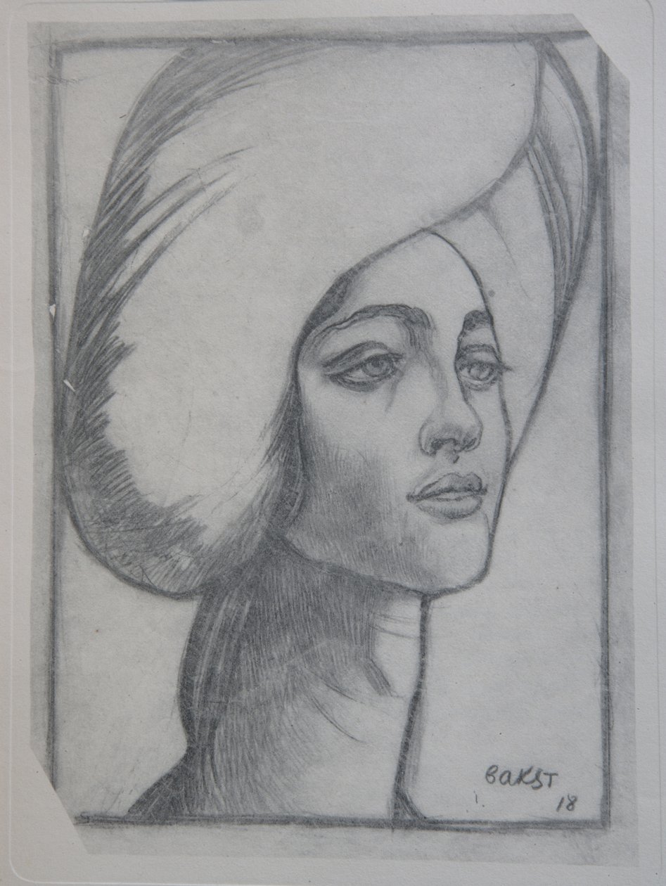 Retrato de madame T., 1918 de Leon Bakst