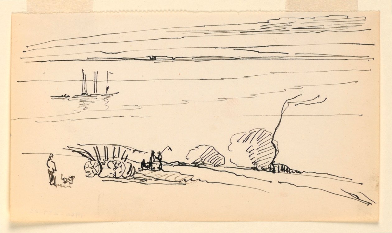 Paisaje con río de Leon Dabo
