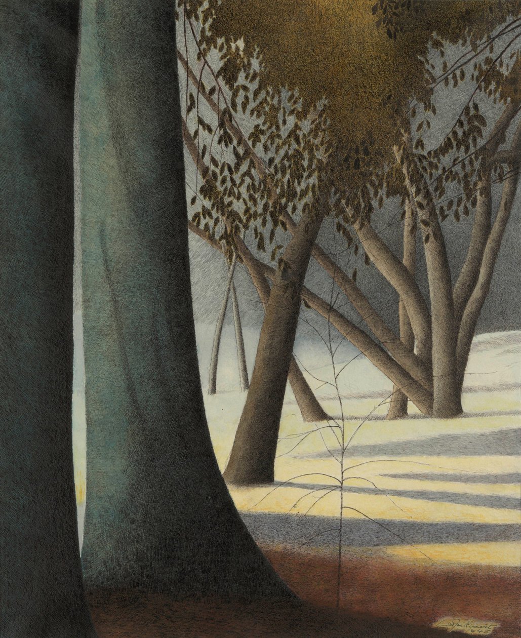 Troncos de Haya, 1945 de Leon Spilliaert