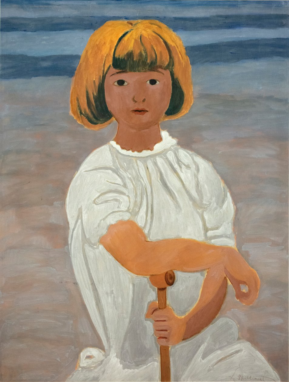 Chica en la playa de Leon Spilliaert