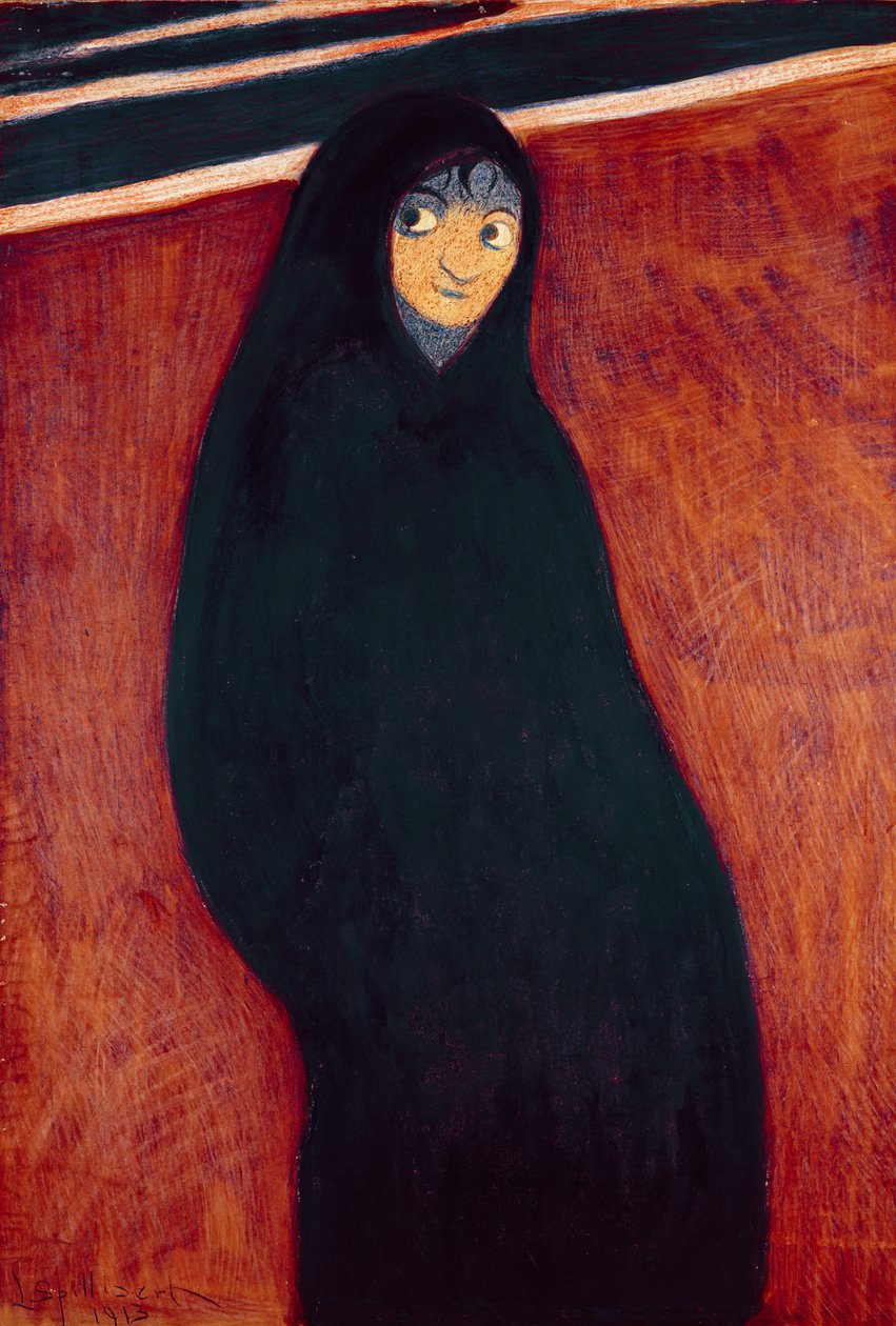Figura con capucha de Leon Spilliaert