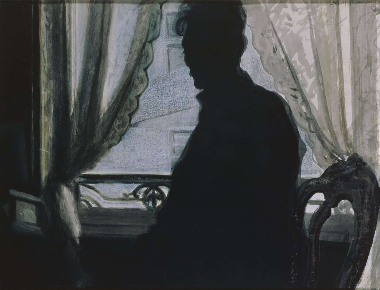 Silueta del artista de Leon Spilliaert