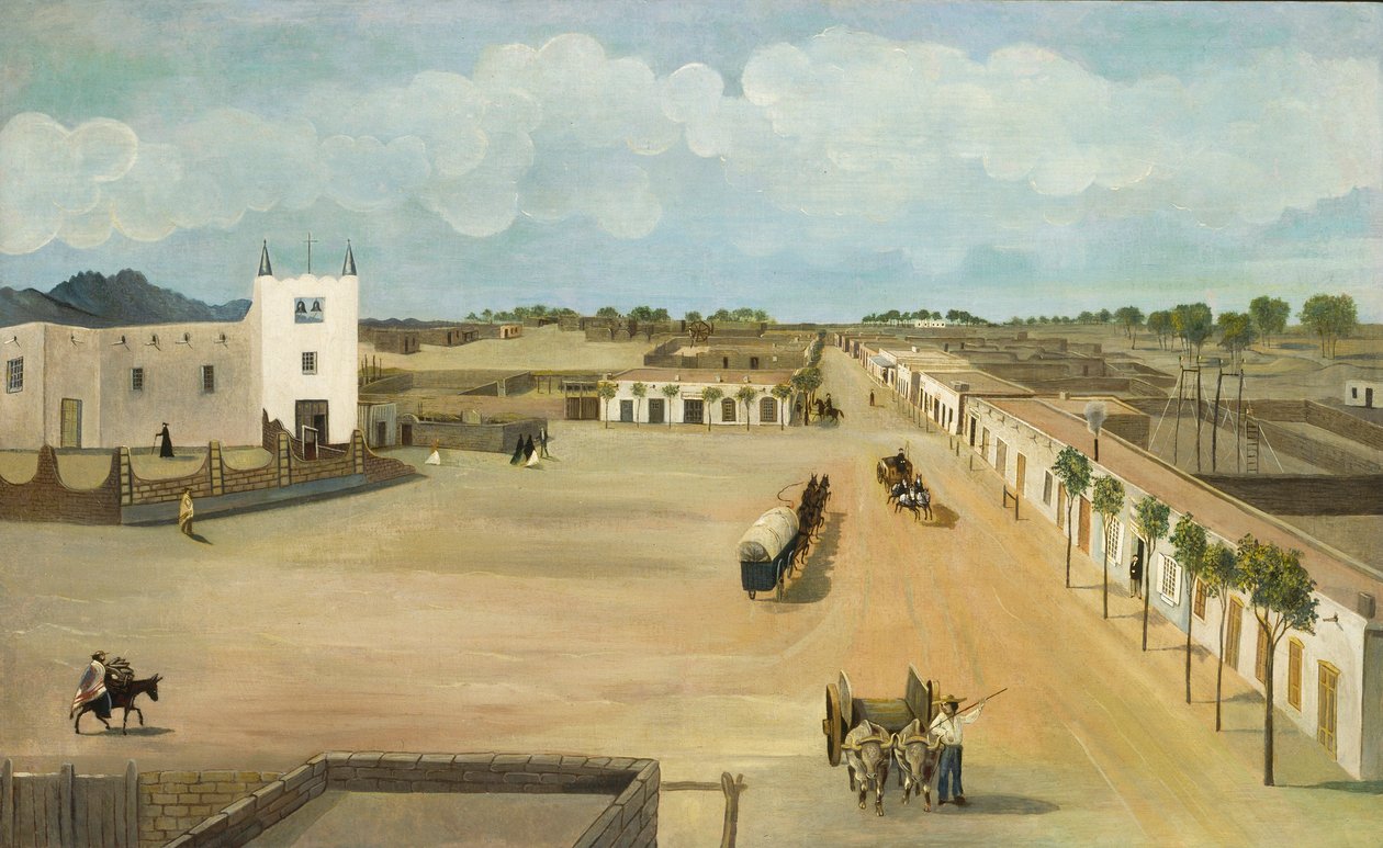Plaza de la Antigua Mesilla de Leon Trousset