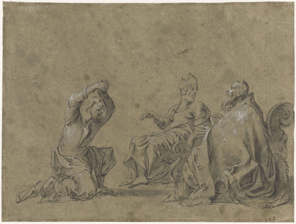 Judas trae las piezas de plata de Leonaert Bramer