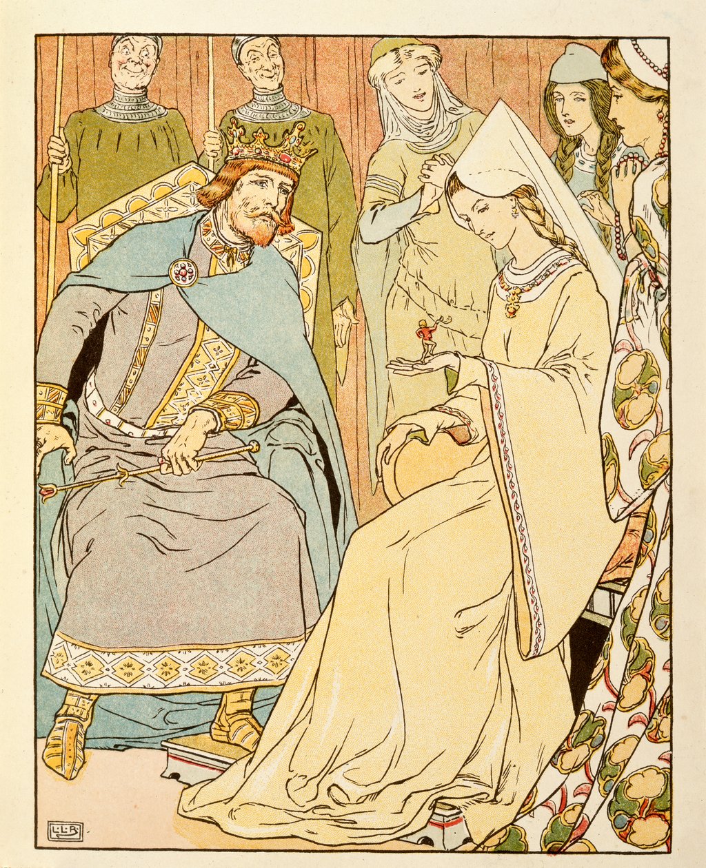 Ilustración de Pulgarcito de Leonard Leslie Brooke