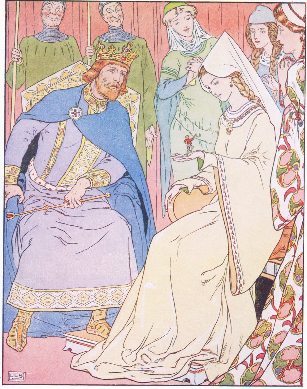 La reina estaba encantada con el niño pequeño de Leonard Leslie Brooke