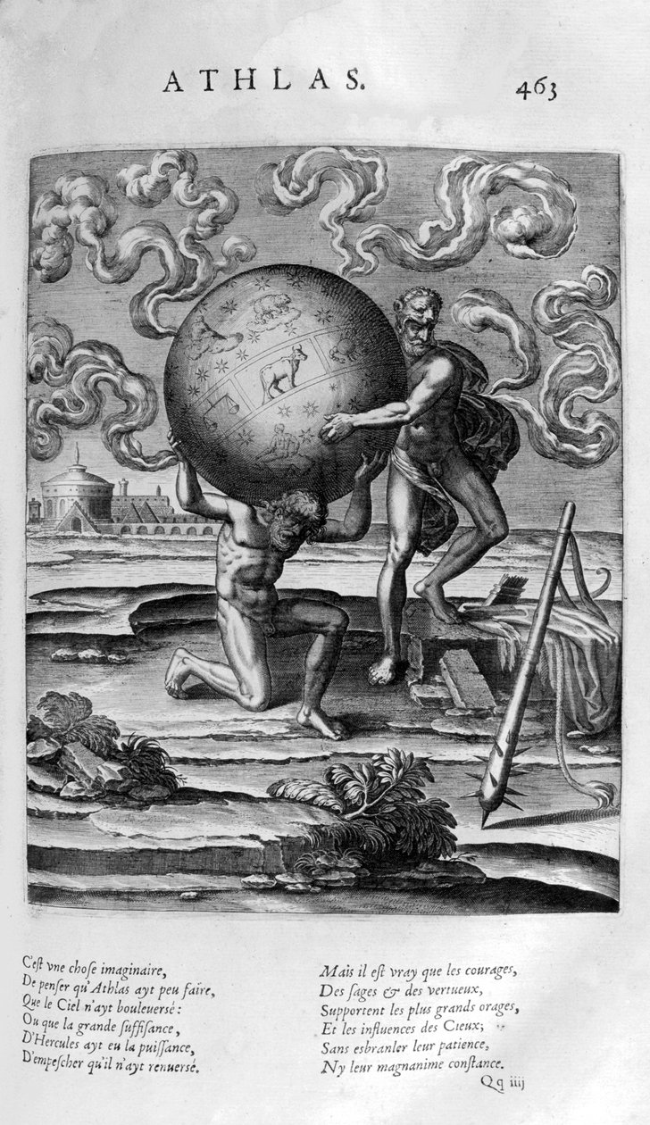 Atlas, 1615 de Leonard Gaultier