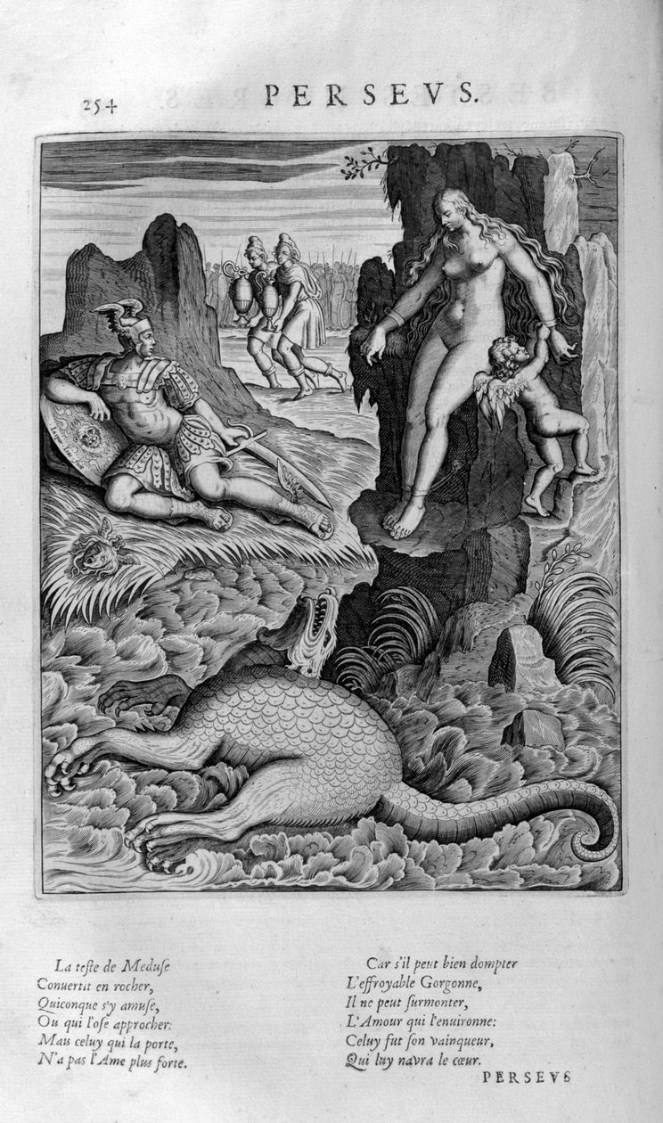 Perseo rescatando a Andrómeda, 1615 de Leonard Gaultier