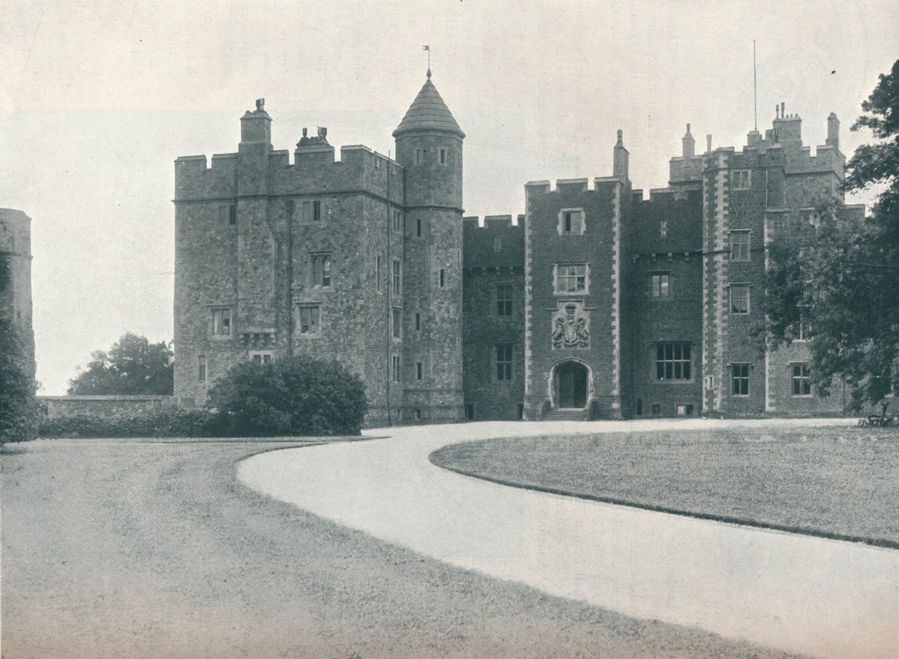 Castillo de Dunster, c1907 de Leonard Willoughby