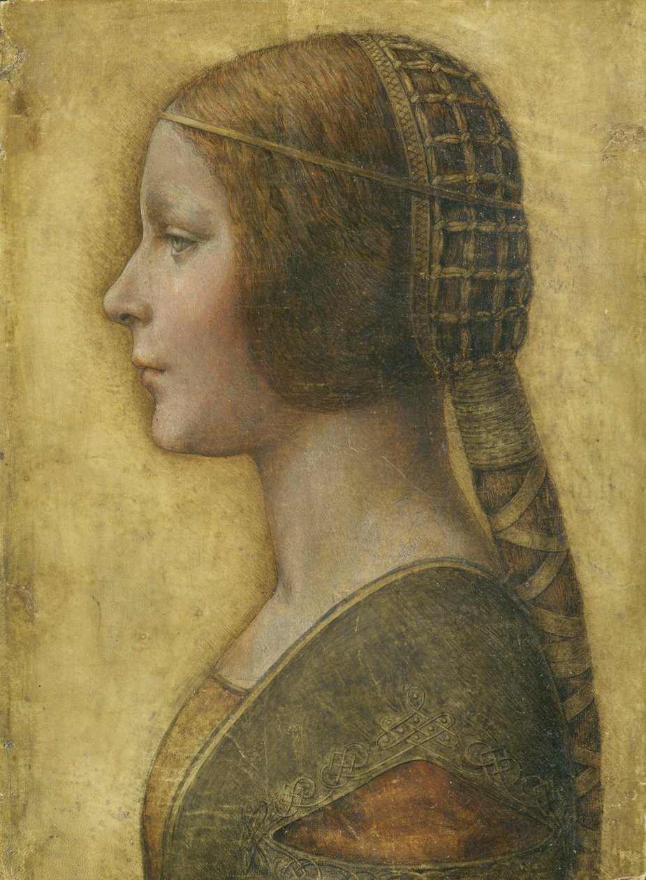 Perfil de una joven prometida de Leonardo da Vinci