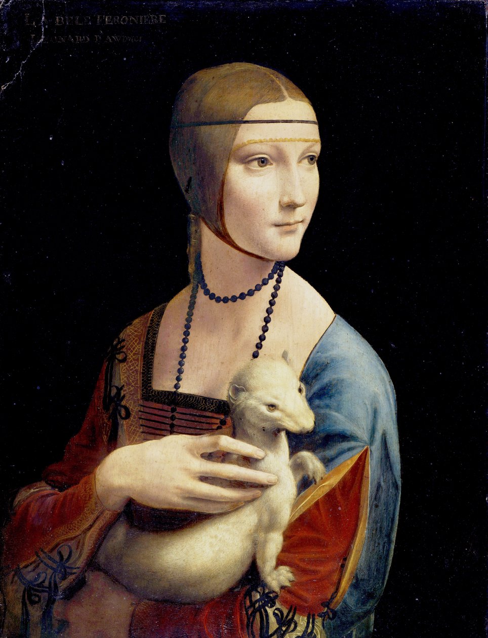 La dama con un armiño de Leonardo da Vinci