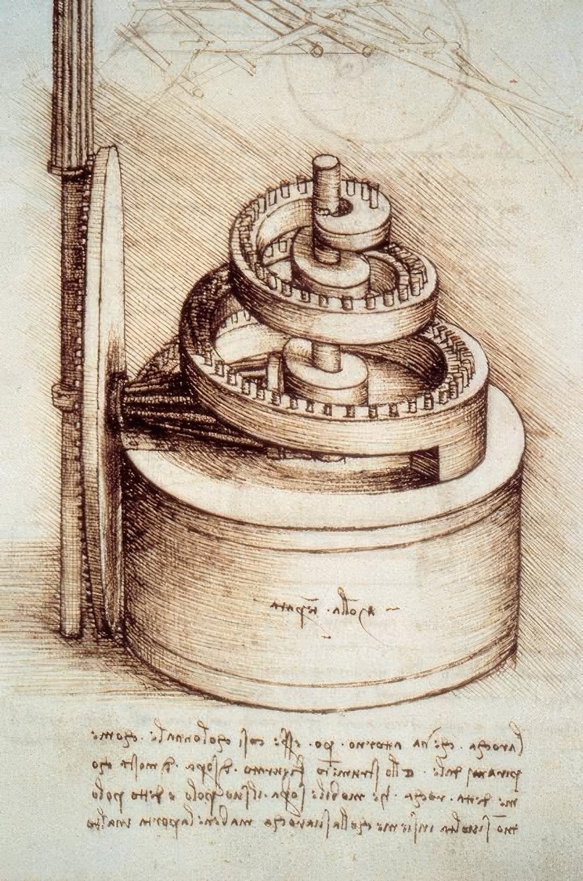Resorte de un reloj de Leonardo da Vinci