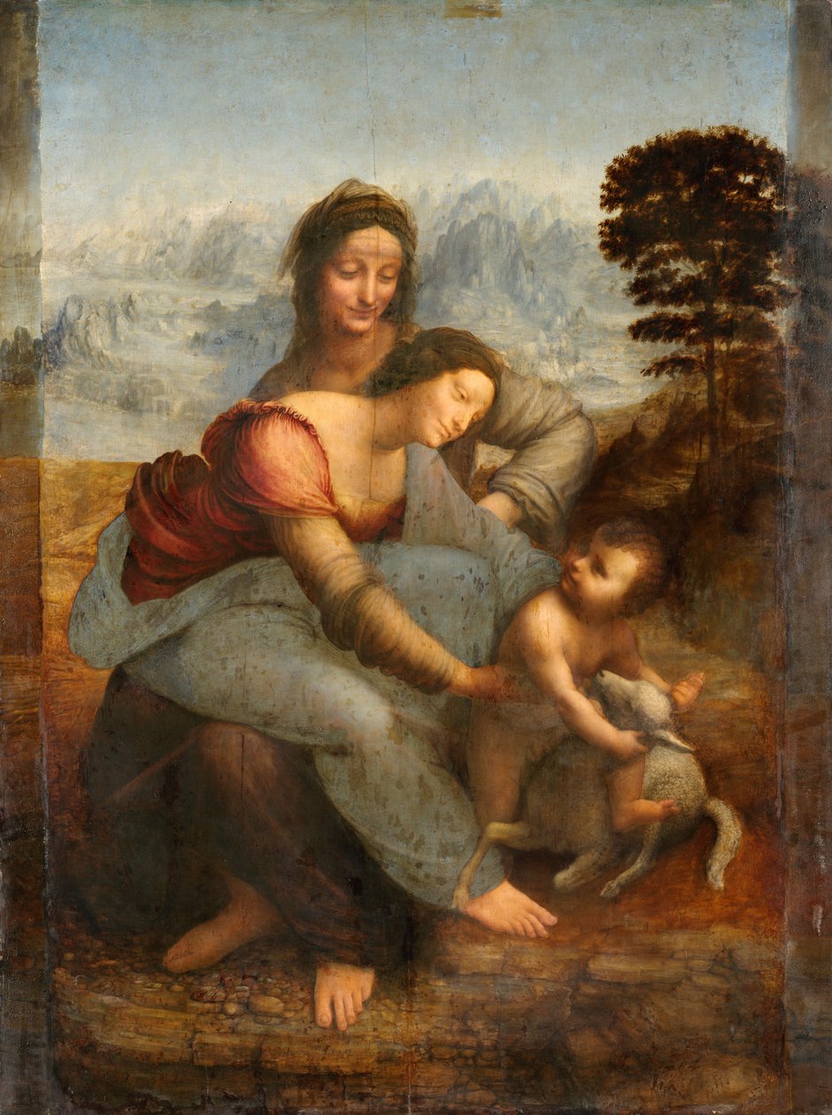 Virgen y el Niño con Santa Ana de Leonardo da Vinci