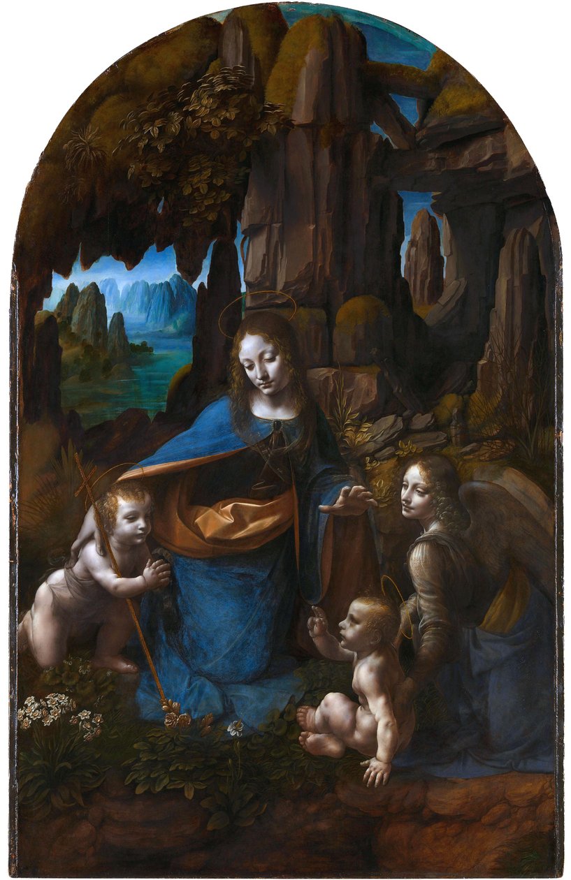 La Virgen de las Rocas de Leonardo da Vinci