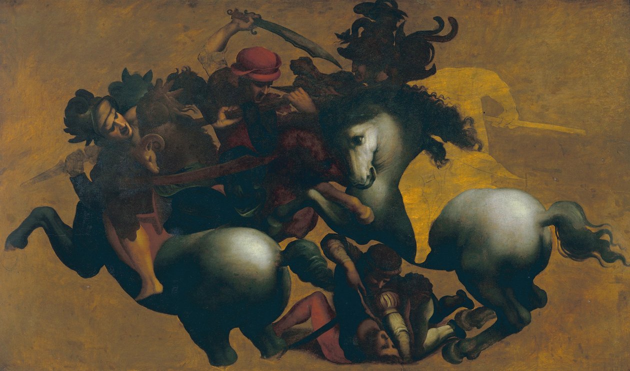 Batalla de Anghiari, c.1560 de Leonardo da after Vinci