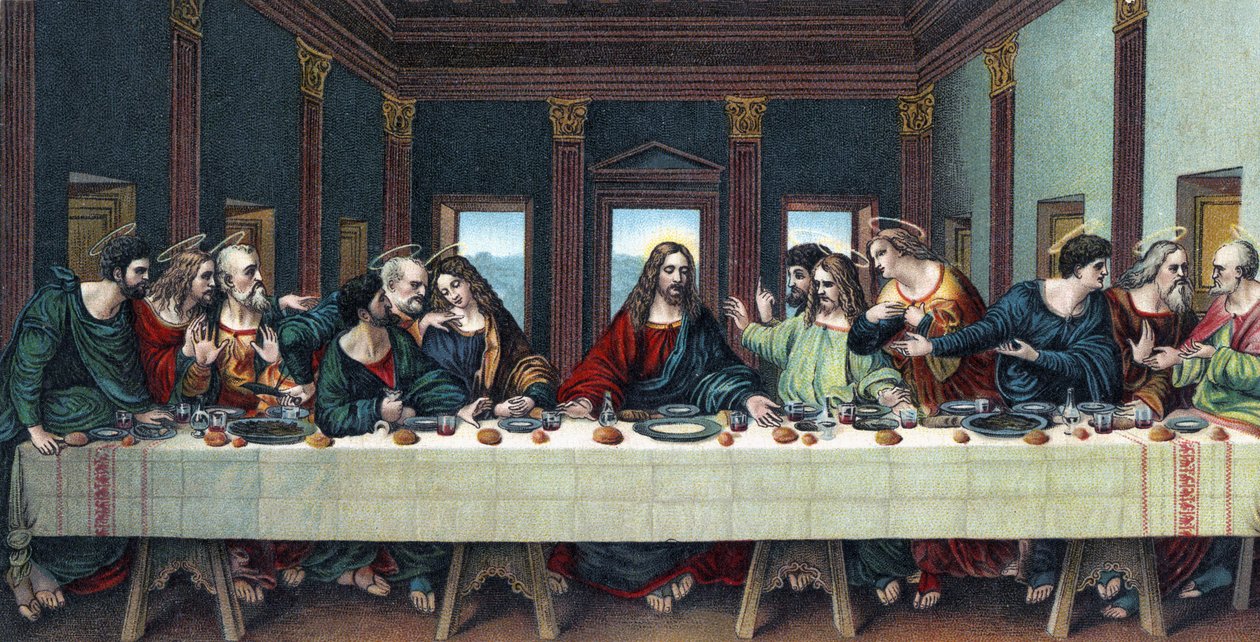 La Última Cena de Leonardo da after Vinci