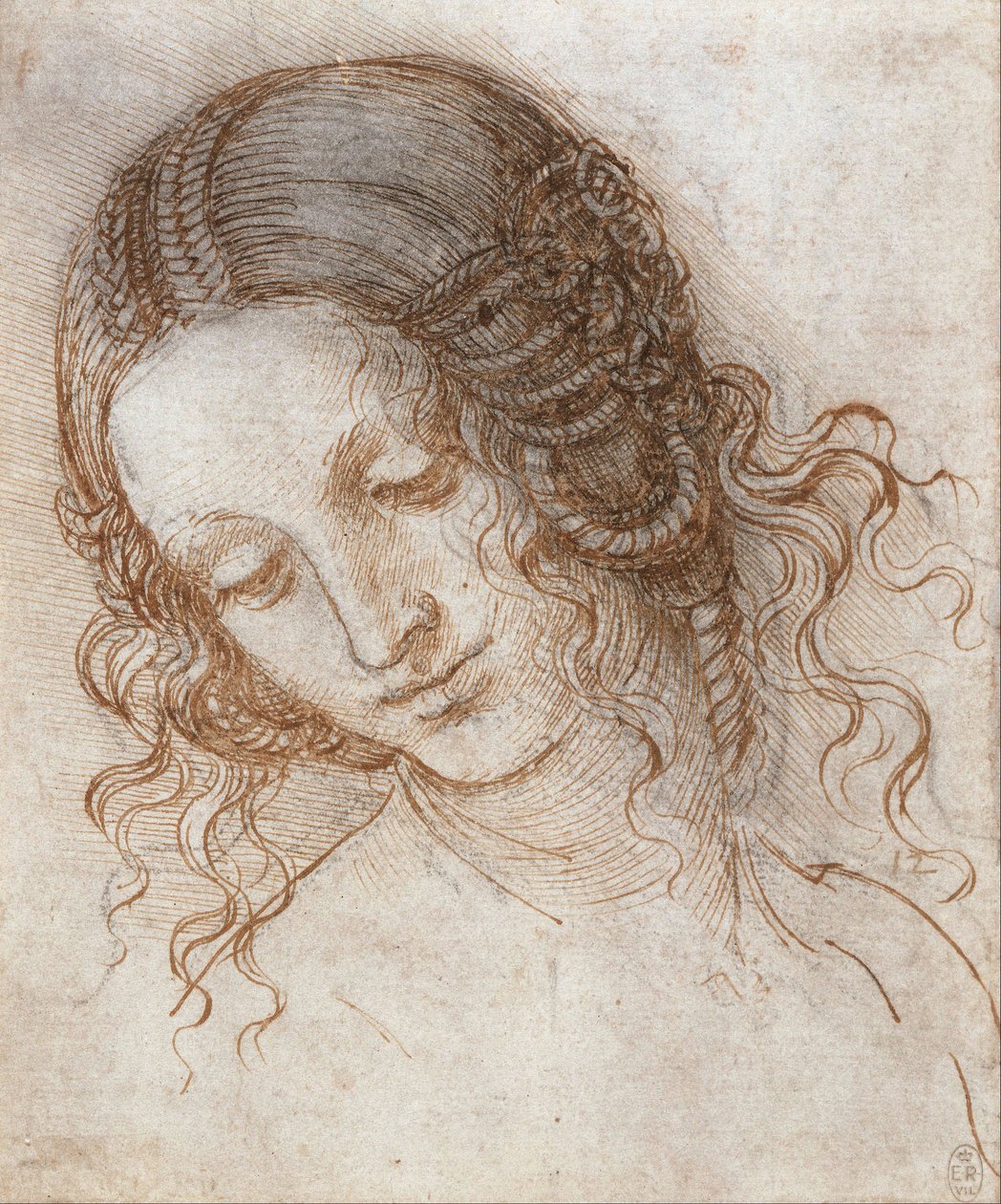 Cabeza de Leda de Leonardo da Vinci