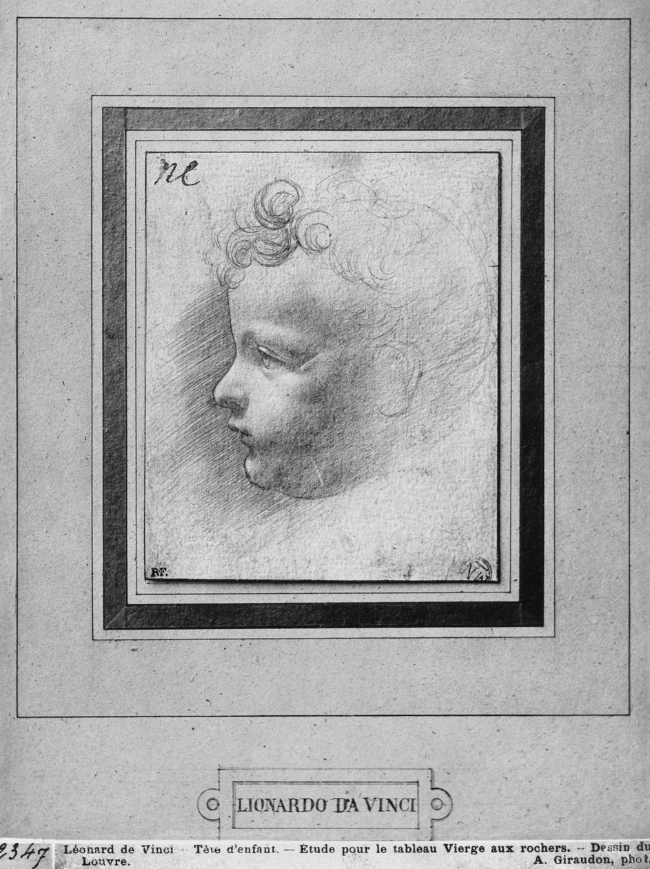 Cabeza de un niño de Leonardo da Vinci