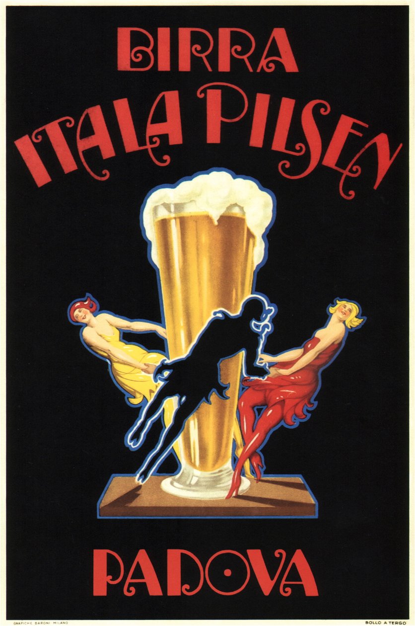 Birra Itala Pilsen de Leonetto Cappiello