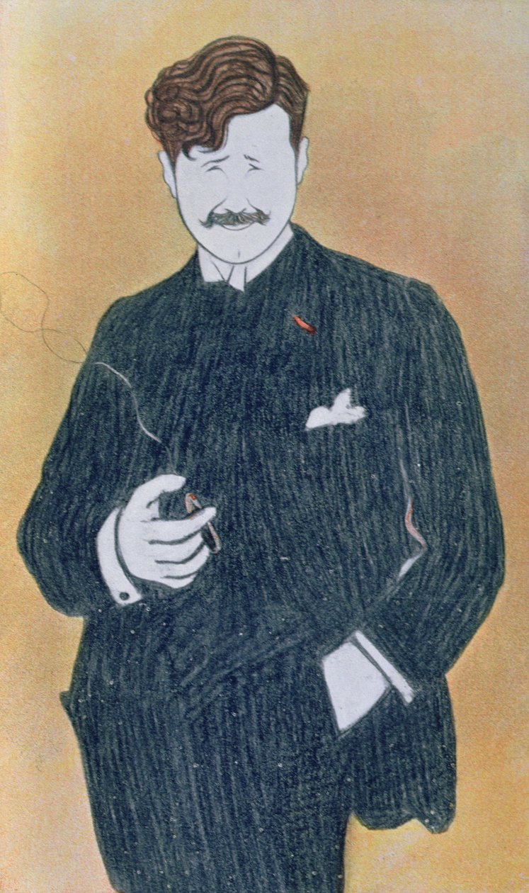 Caricatura de Georges Feydeau (1862-1921) de Leonetto Cappiello