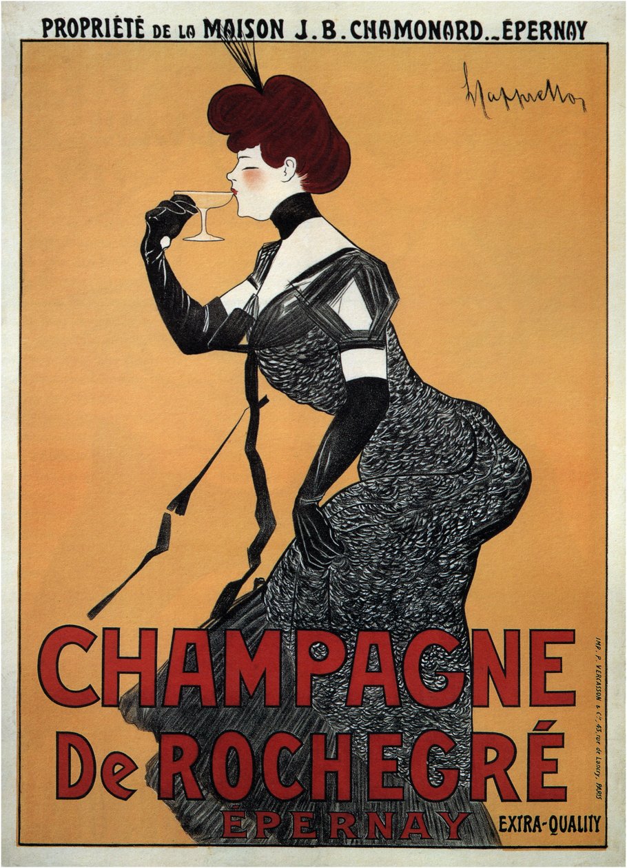 Champagne de Rochegre (póster) de Leonetto Cappiello