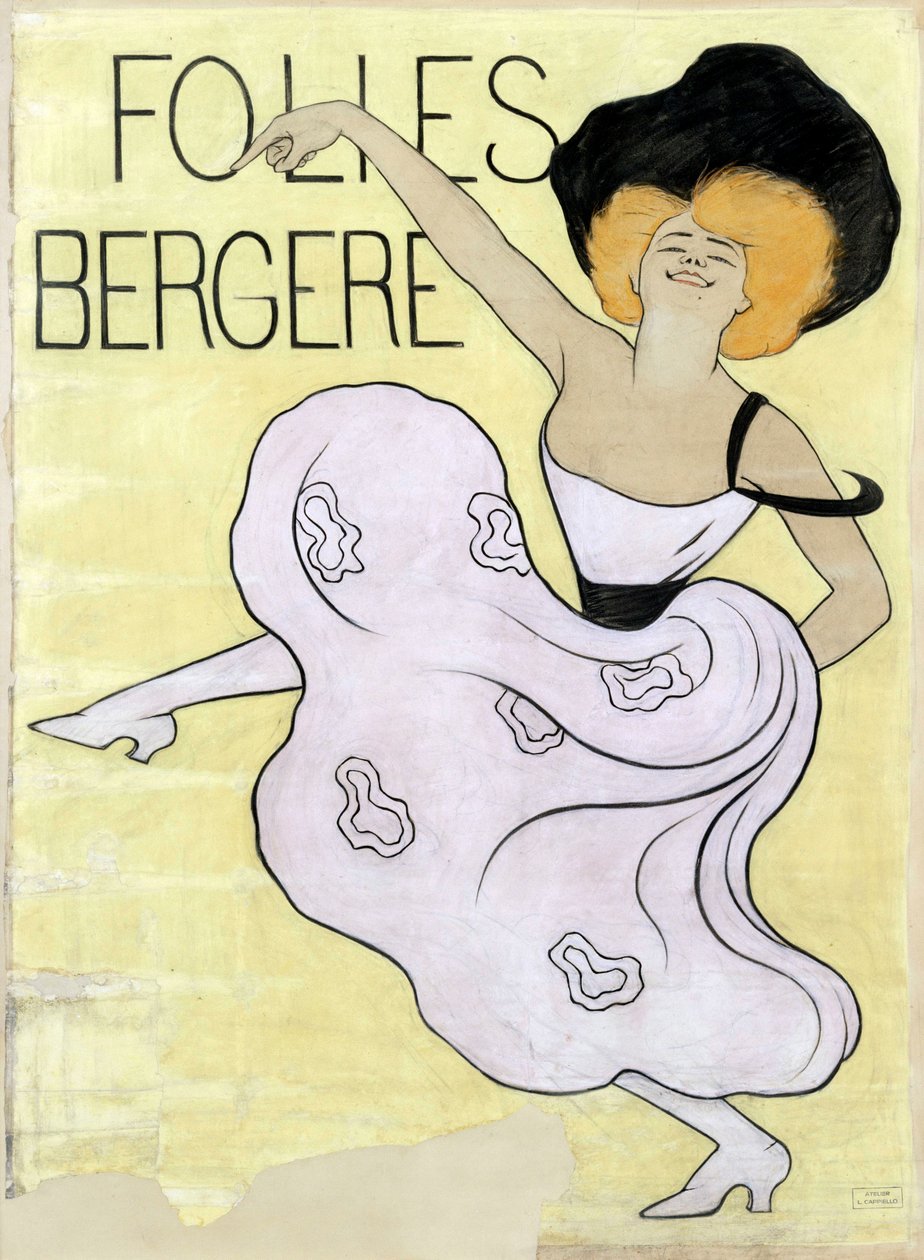 Folies Bergères, 1900 de Leonetto Cappiello