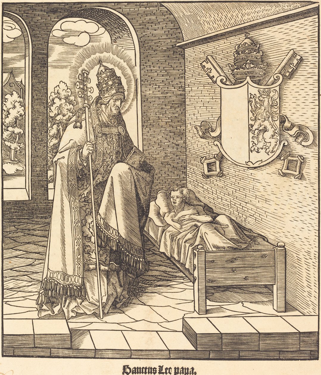 San Leo (Papa León IX) de Leonhard Beck
