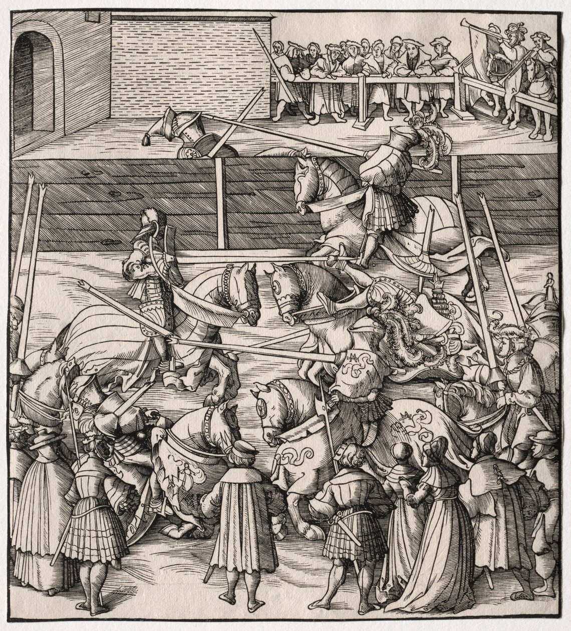 El Arte de Justar y Lanzar, 1513-1518 de Leonhard Beck
