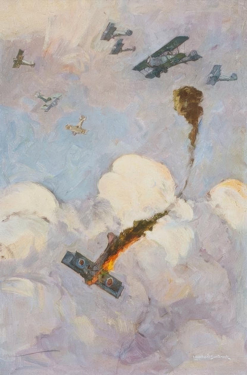Combate aéreo de Leonhard Sandrock