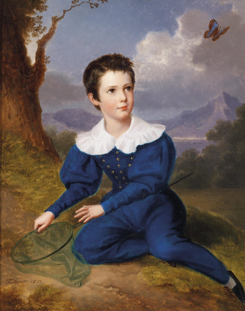 Retrato de Maximilian Freiherr von Hammer-Purgstall de Leopold Fertbauer