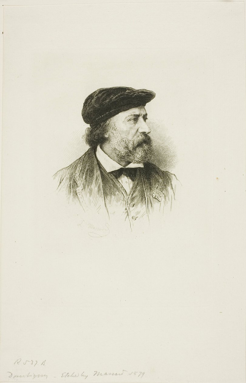 Retrato de Daubigny de Leopold Massard