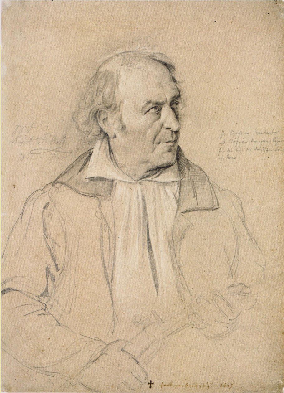 J C Reinhart por Leopold Pollak 1833 de Leopold Pollak