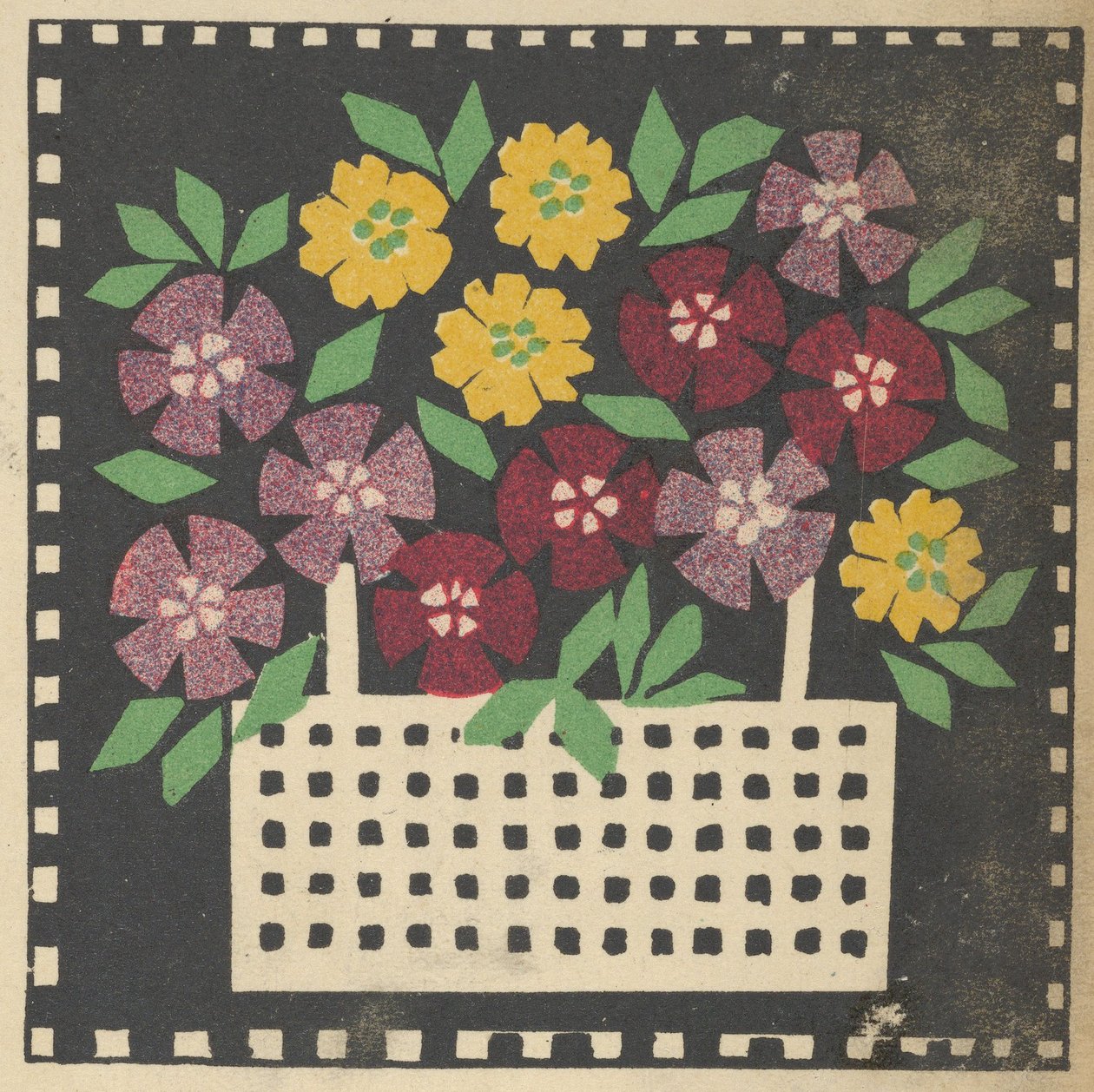 Cesta de Flores de Leopoldine Kolbe