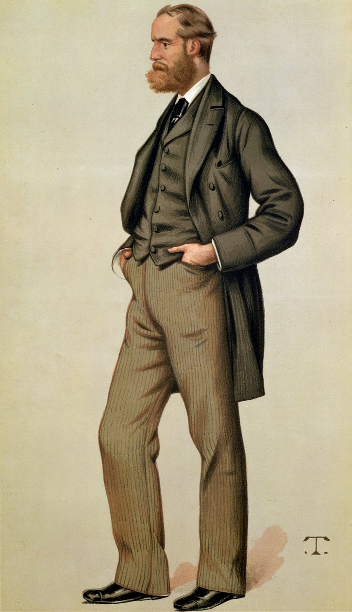 Retrato de Charles Stewart Parnell (1846-91) ilustración de 