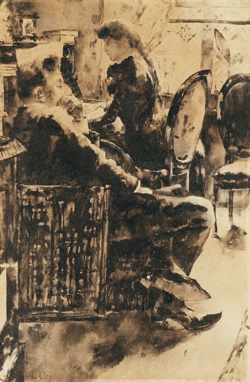 La Música; Beim Musizieren de Lesser Ury
