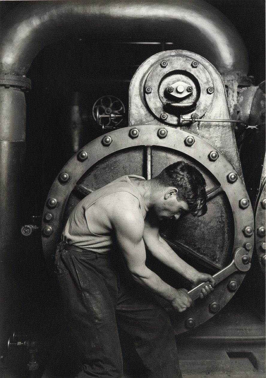 Mecánico de la central eléctrica de Lewis Wickes Hine