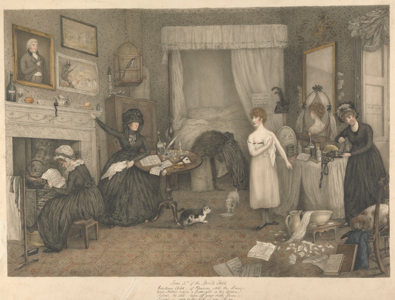 El niño mimado, Escena II de Lewis Vaslet