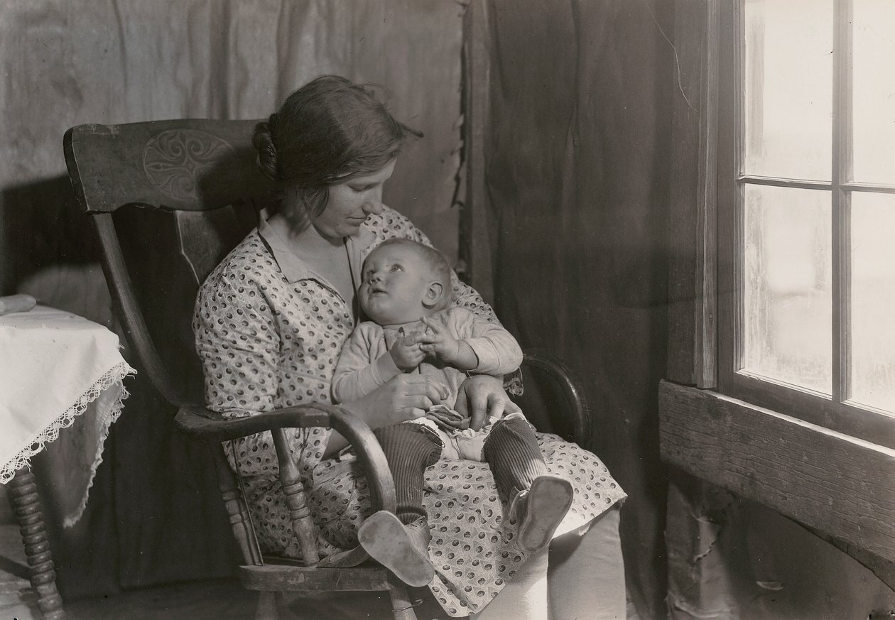 Oklahoma Madonna, (Servicio de Sequía de la Cruz Roja) de Lewis Wickes Hine