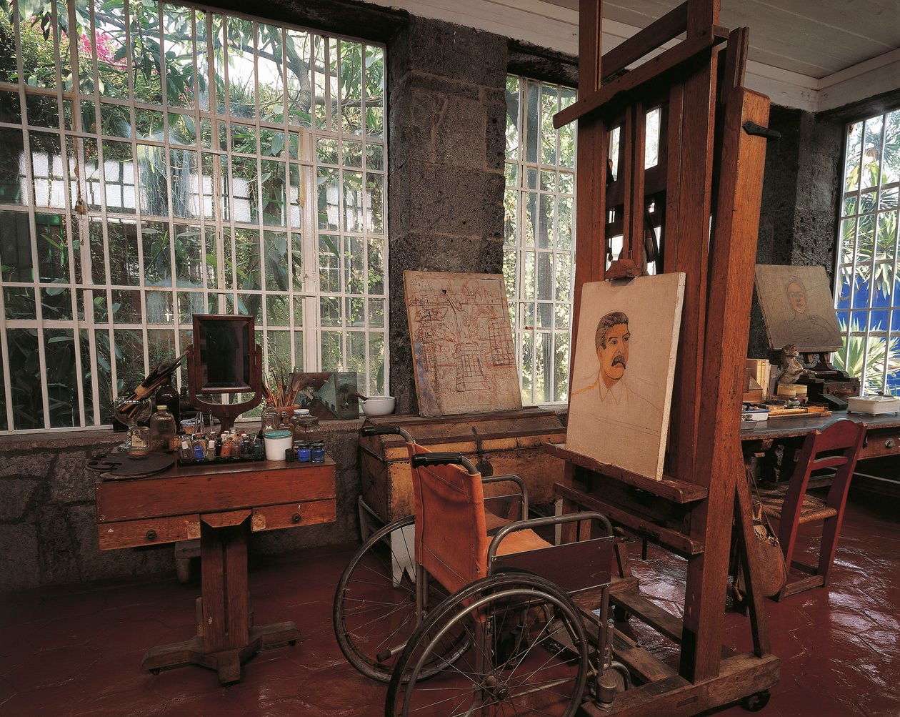 El estudio de Frida Kahlo de Unbekannt Unbekannt