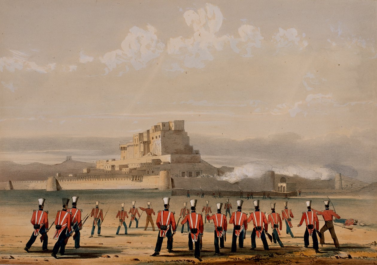 Asalto a Khelat, las compañías avanzadas, 13 de noviembre de 1839, de 