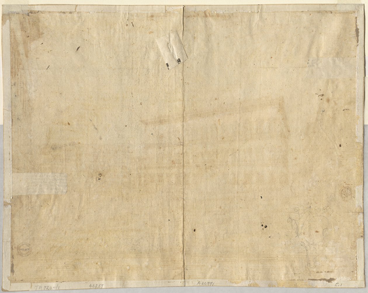 Cartucho (verso) de Lievin Cruyl