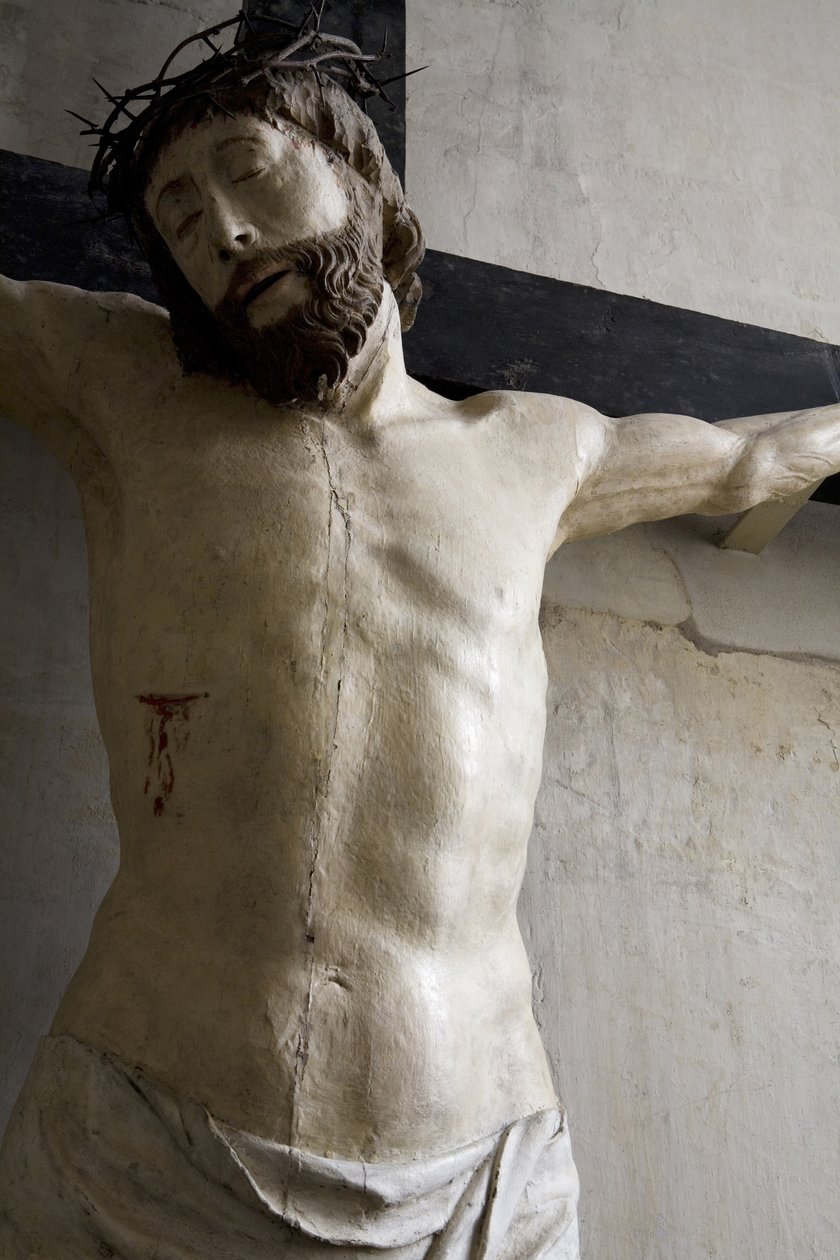 Cristo en la cruz (detalle) de Ligier Richier