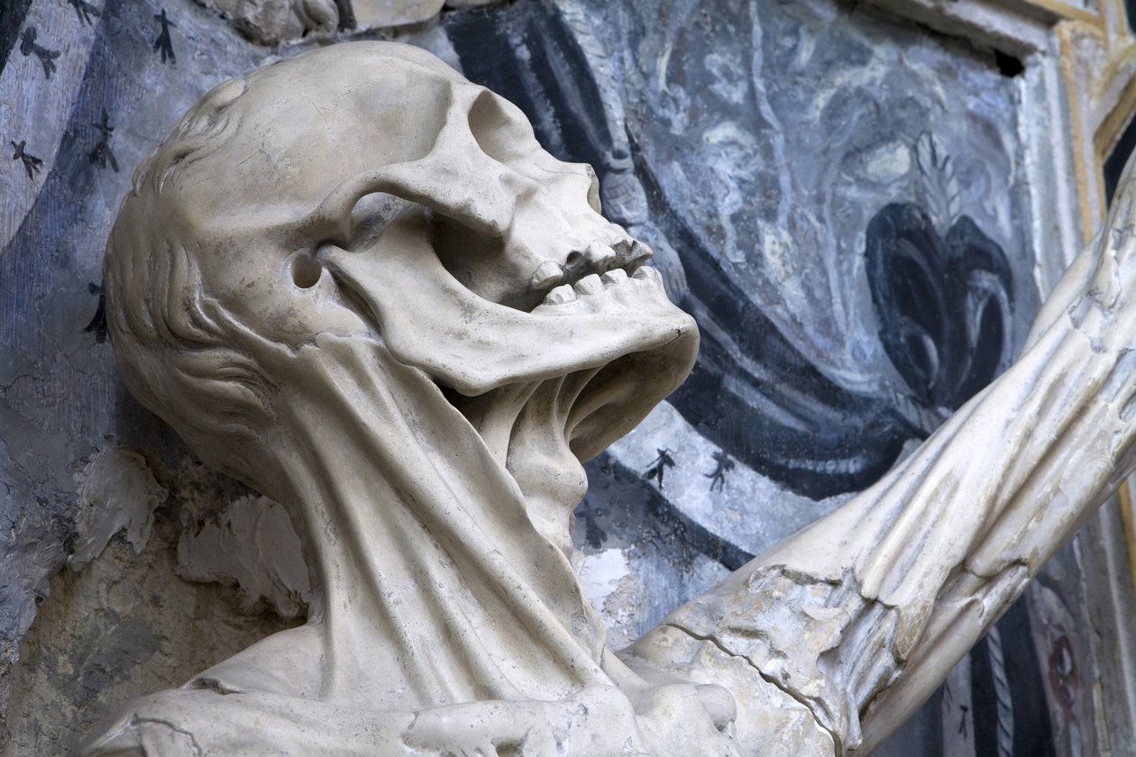 Desollado, o El esqueleto (detalle) de Ligier Richier