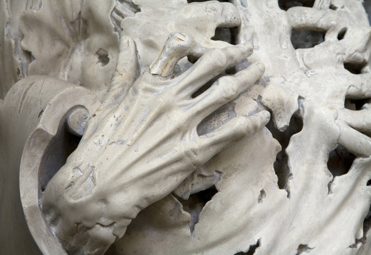 Desollado, o El esqueleto (detalle) de Ligier Richier