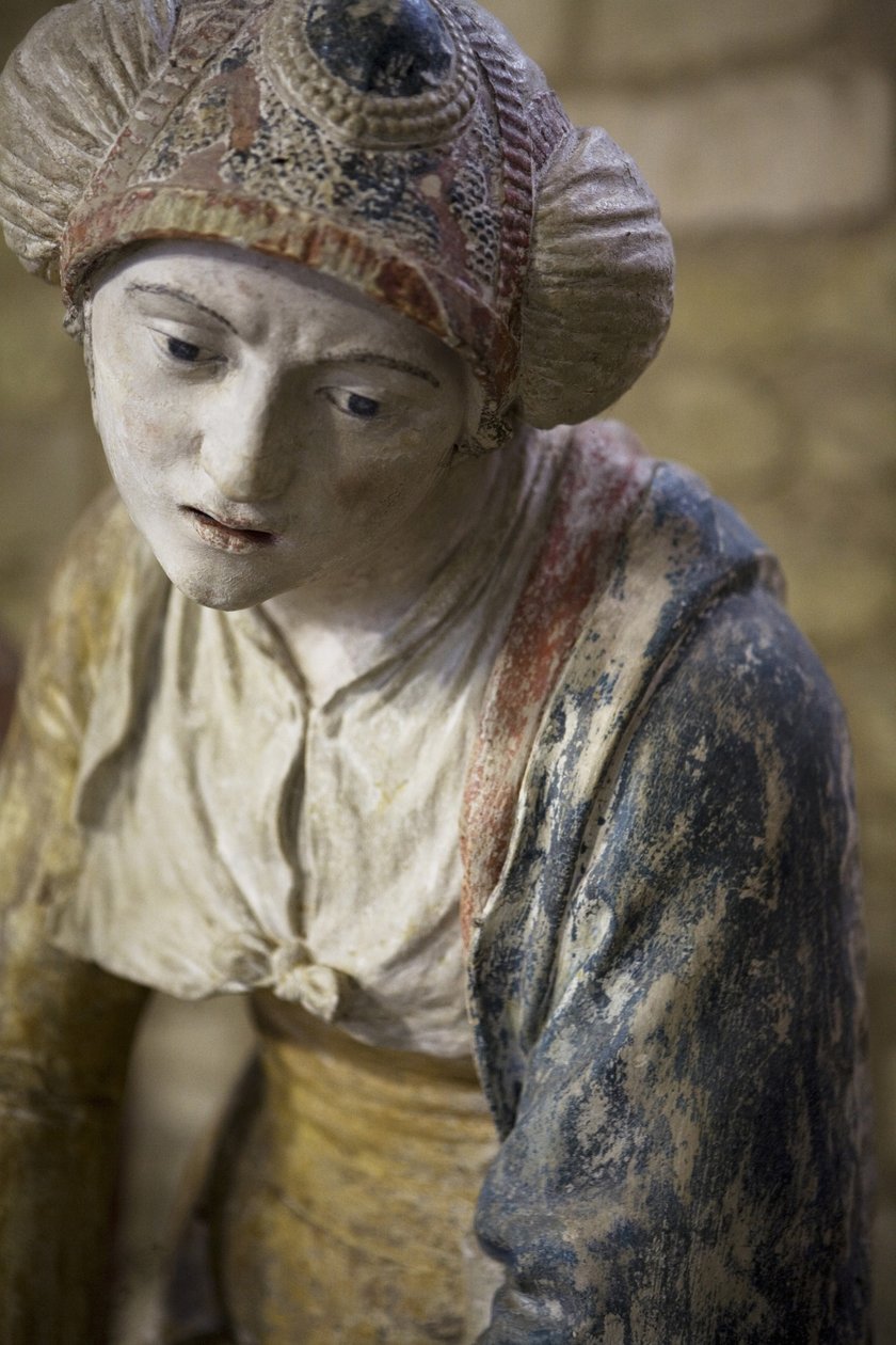 Mujer santa con un bonete de Ligier Richier