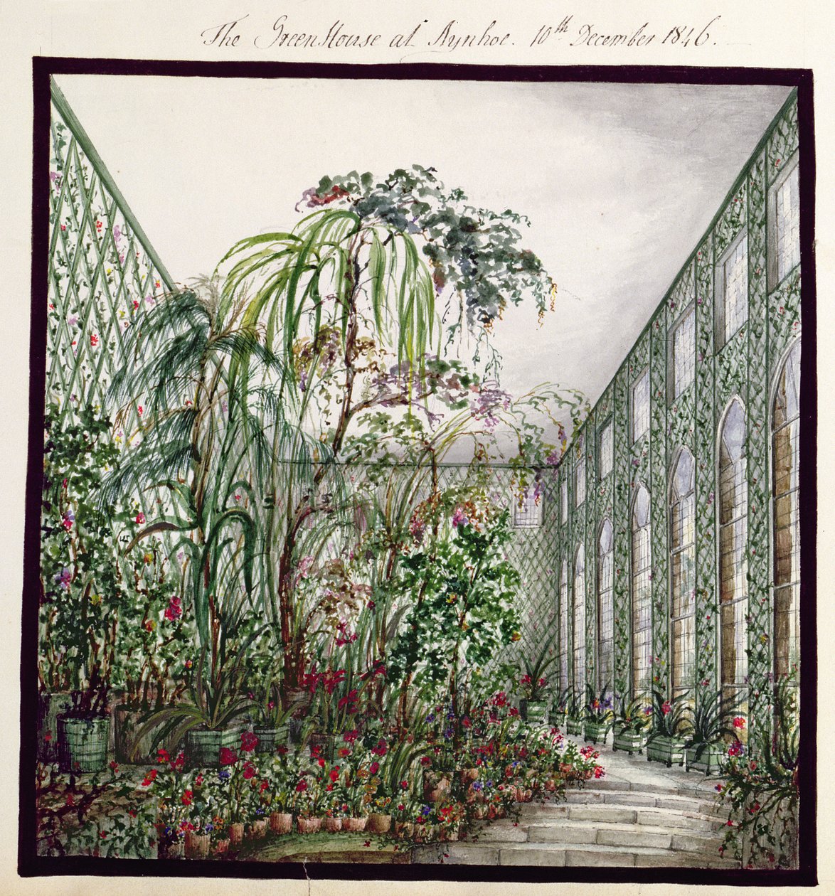 El invernadero en Aynhoe, 1846 de Lili Cartwright