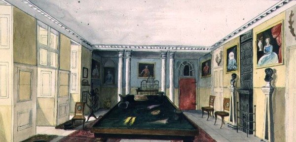 El Vestíbulo en Aynhoe de Lili Cartwright