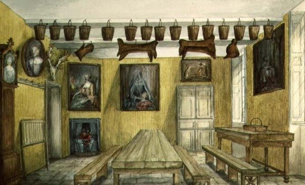 El Salón de los Sirvientes en Aynhoe de Lili Cartwright
